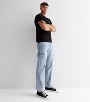 New Look Pale Blue Cargo Jeans
